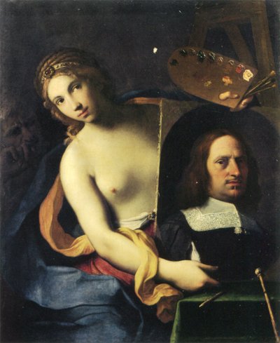 Allegorie der Malerei von Giovanni Domenico Cerrini